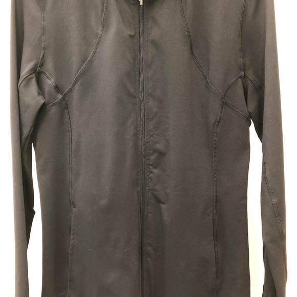 πHPπ MPG Black DayGlo Green Ruched Collar Reflective Slim Fit Athletic Jacket - Picture 6 of 14